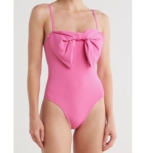 NWT Hutch Pink Bow One-Piece Swimsuit Sweetheart